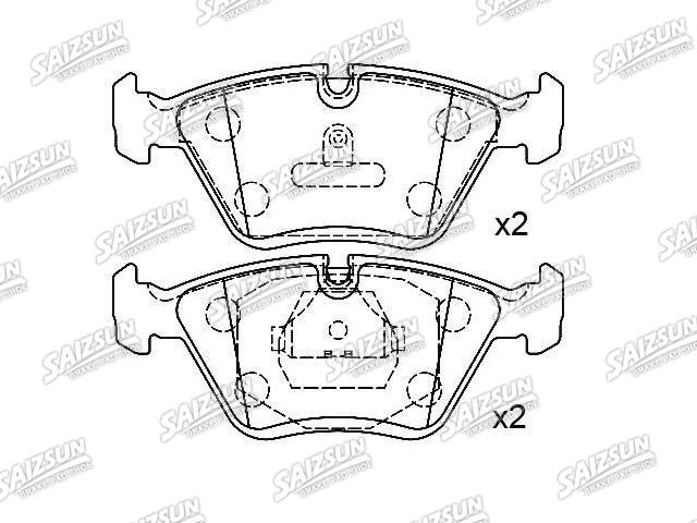 Bremsbelagsatz, Scheibenbremse Brake Pad Set:447 698 151 C