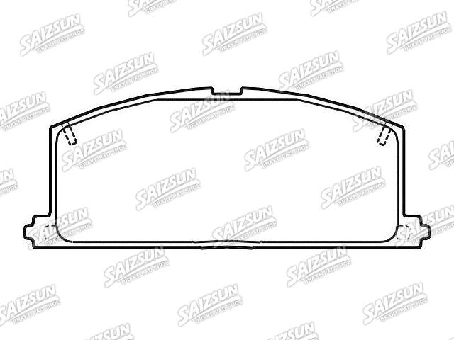 Bremsbelagsatz, Scheibenbremse Brake Pad Set:04465-21010