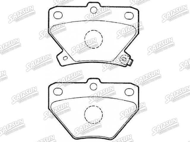 Bremsbelagsatz, Scheibenbremse Brake Pad Set:04466-20090