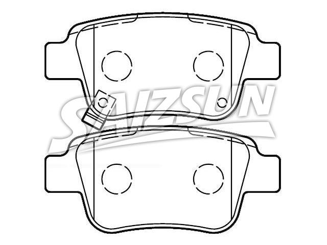 Bremsbelagsatz, Scheibenbremse Brake Pad Set:04466-05010
