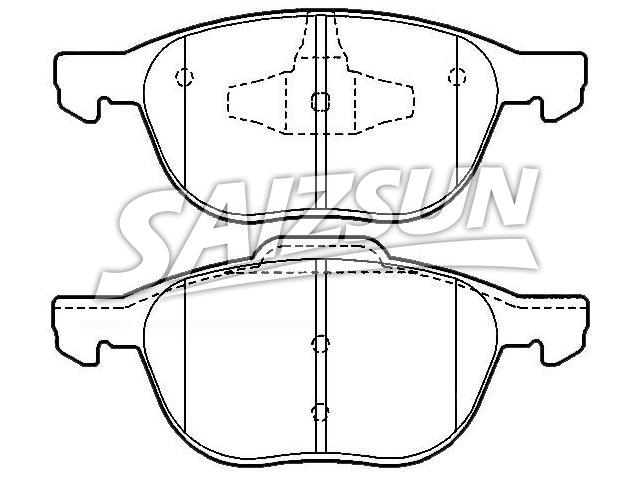Bremsbelagsatz, Scheibenbremse Brake Pad Set:3068 3554