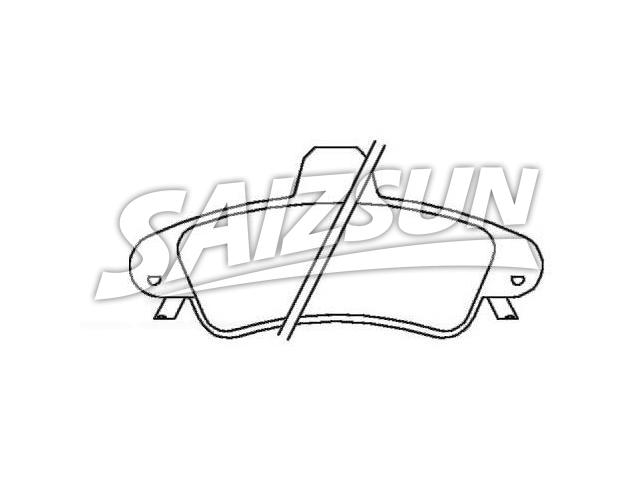 Bremsbelagsatz, Scheibenbremse Brake Pad Set:1 204 850