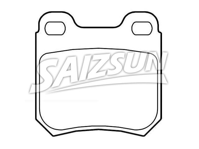 Bremsbelagsatz, Scheibenbremse Brake Pad Set:9 201 354