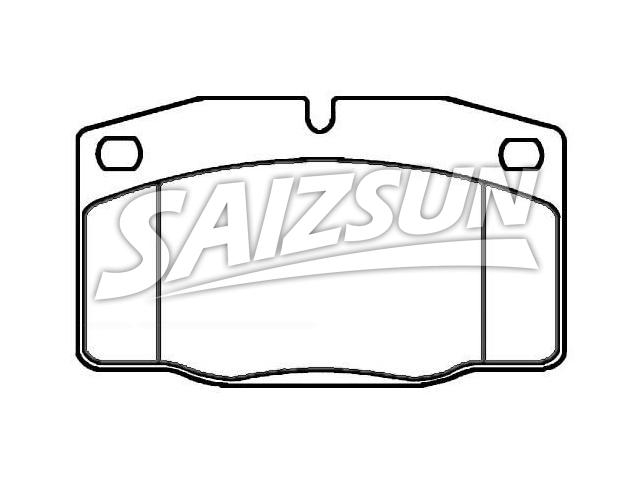 Bremsbelagsatz, Scheibenbremse Brake Pad Set:1605 463