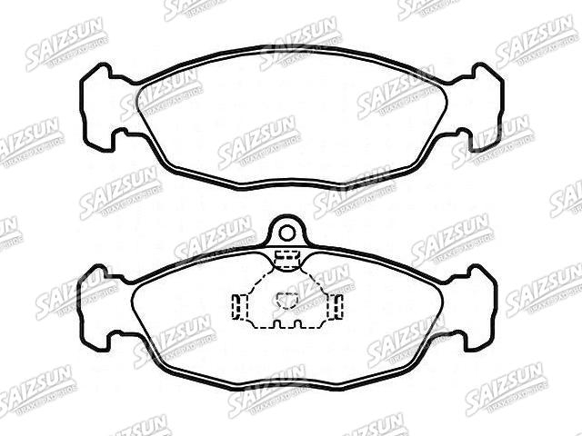 Bremsbelagsatz, Scheibenbremse Brake Pad Set:1605 810