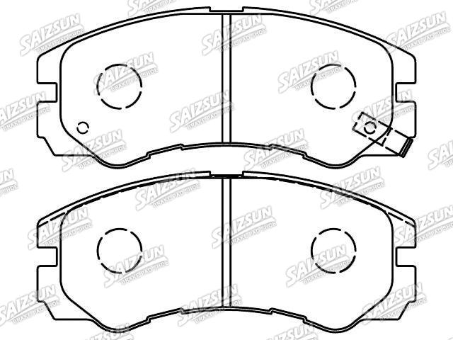 Bremsbelagsatz, Scheibenbremse Brake Pad Set:1605 848