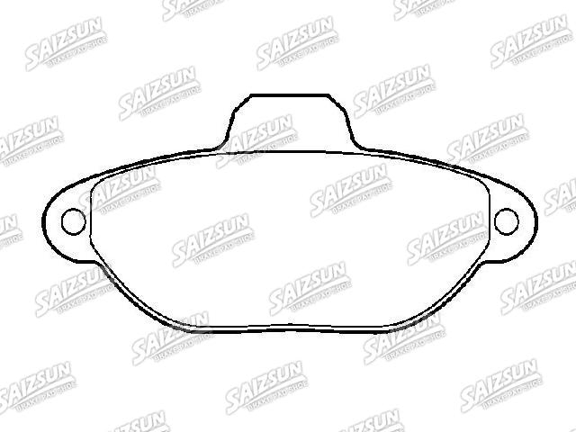 Bremsbelagsatz, Scheibenbremse Brake Pad Set:5892737