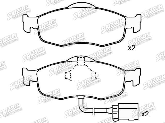 Bremsbelagsatz, Scheibenbremse Brake Pad Set:1 022 079
