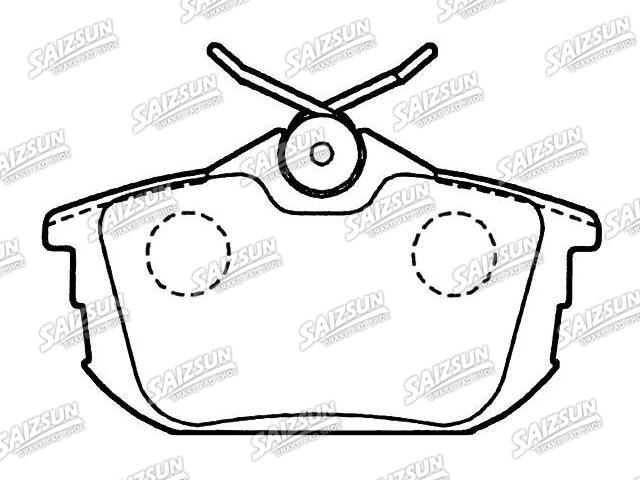 Bremsbelagsatz, Scheibenbremse Brake Pad Set:3085 097-8