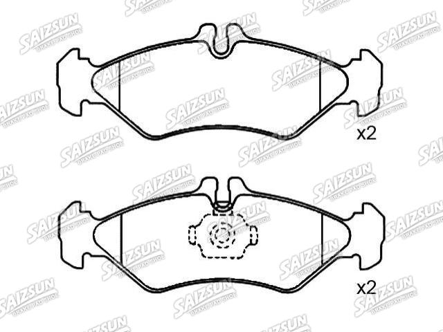 Bremsbelagsatz, Scheibenbremse Brake Pad Set:003 420 64 20