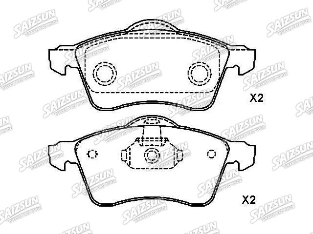 Bremsbelagsatz, Scheibenbremse Brake Pad Set:7D0 698 151 E
