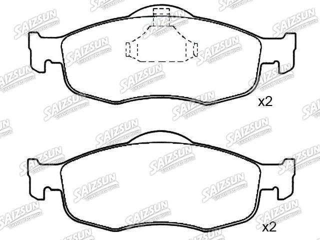 Bremsbelagsatz, Scheibenbremse Brake Pad Set:1 079 347