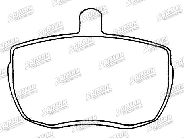 Bremsbelagsatz, Scheibenbremse Brake Pad Set:1 571 571