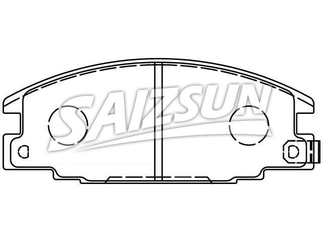 Bremsbelagsatz, Scheibenbremse Brake Pad Set:16 05 825