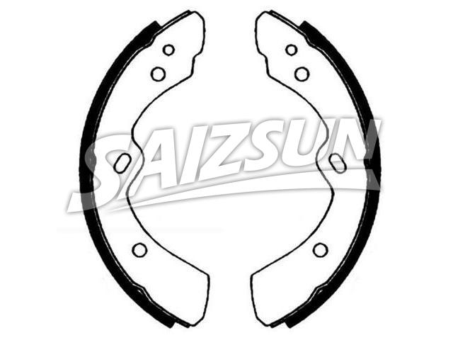 Bremsbackensatz Brake Shoe Set:W015-33-310