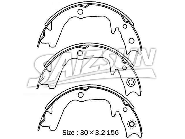 Bremsbackensatz Brake Shoe Set:NN6026