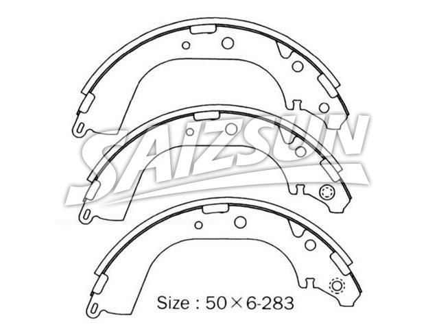 Bremsbackensatz Brake Shoe Set:NN1087