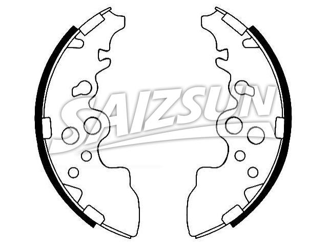 Bremsbackensatz Brake Shoe Set:K3407