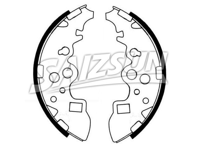 Bremsbackensatz Brake Shoe Set:K3410