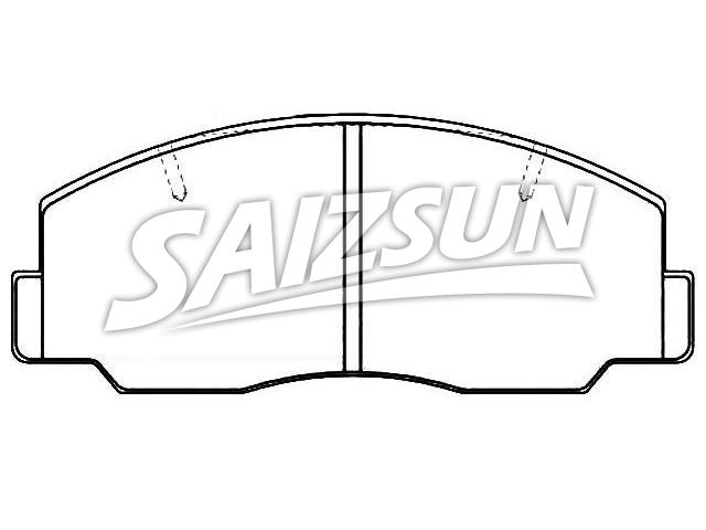 Bremsbelagsatz, Scheibenbremse Brake Pad Set:04465-20370