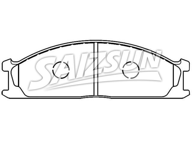 Bremsbelagsatz, Scheibenbremse Brake Pad Set:41000-10G08