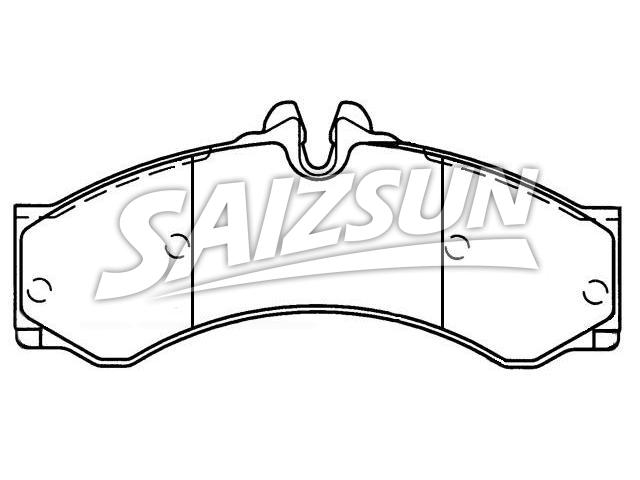 Bremsbelagsatz, Scheibenbremse Brake Pad Set:05103556AC