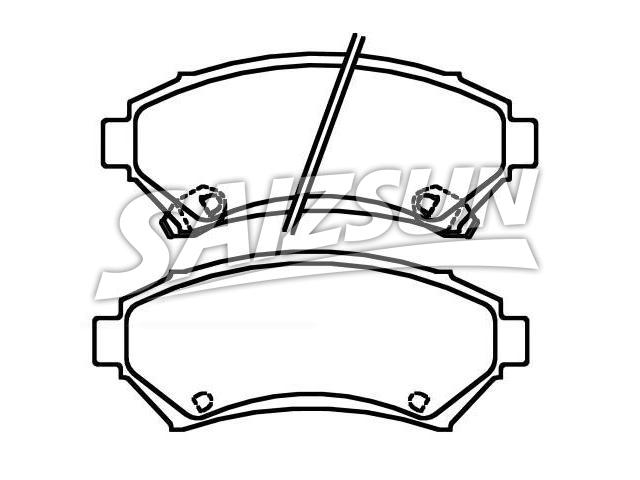 Bremsbelagsatz, Scheibenbremse Brake Pad Set:1802 4962