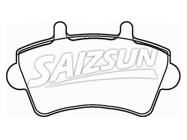 Bremsbelagsatz, Scheibenbremse Brake Pad Set:77 01 207 339