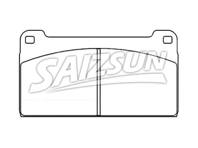 Bremsbelagsatz, Scheibenbremse Brake Pad Set:150278
