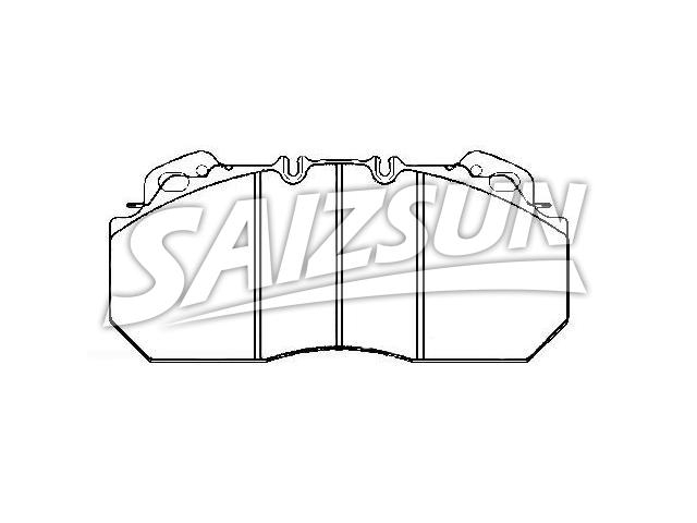 Bremsbelagsatz, Scheibenbremse Brake Pad Set:5001 831 161