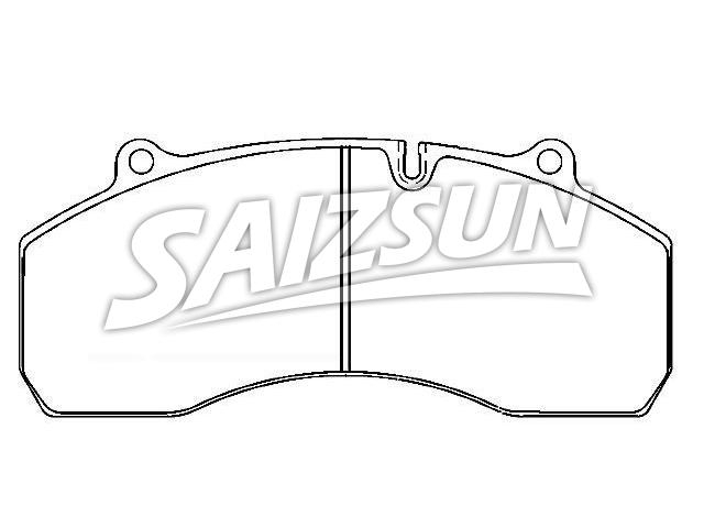 Bremsbelagsatz, Scheibenbremse Brake Pad Set:976003N