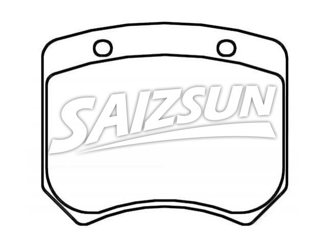 Bremsbelagsatz, Scheibenbremse Brake Pad Set:GBP90103