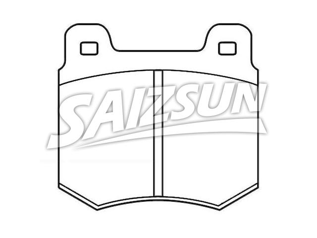 Bremsbelagsatz, Scheibenbremse Brake Pad Set:803 698 151 E