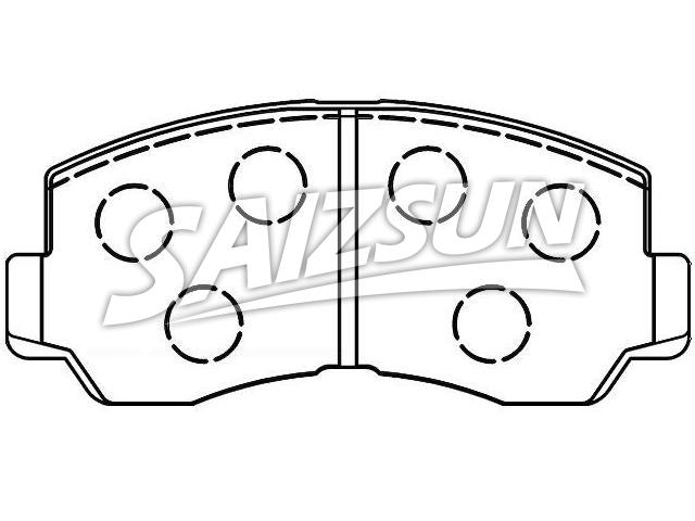 Bremsbelagsatz, Scheibenbremse Brake Pad Set:MB 407 216