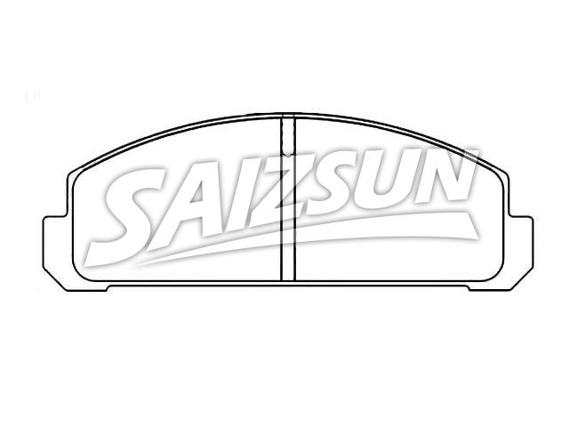 Bremsbelagsatz, Scheibenbremse Brake Pad Set:8532-49-230A