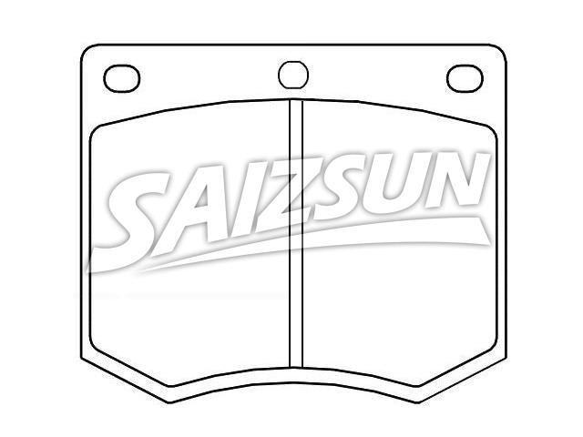 Bremsbelagsatz, Scheibenbremse Brake Pad Set:GBP90216