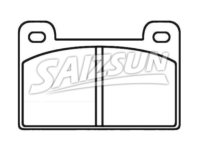 Bremsbelagsatz, Scheibenbremse Brake Pad Set:113 655 441