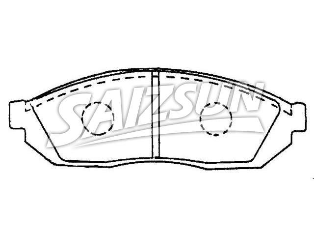 Bremsbelagsatz, Scheibenbremse Brake Pad Set:55210-78460