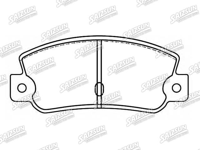 Bremsbelagsatz, Scheibenbremse Brake Pad Set:5 888 578