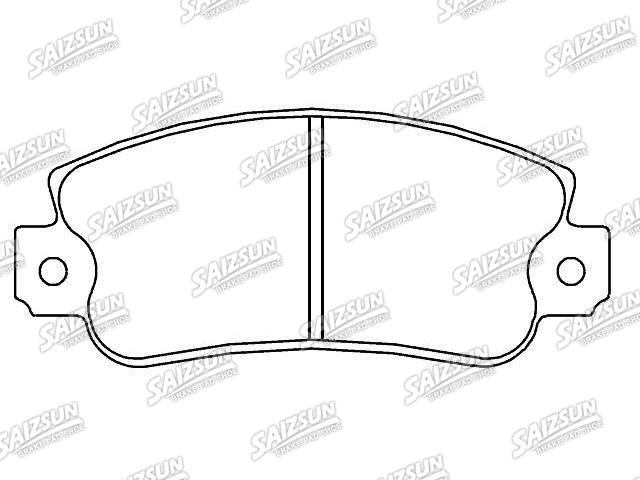 Bremsbelagsatz, Scheibenbremse Brake Pad Set:0060 705 557