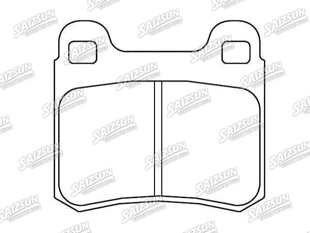 Bremsbelagsatz, Scheibenbremse Brake Pad Set:000 420 98 20