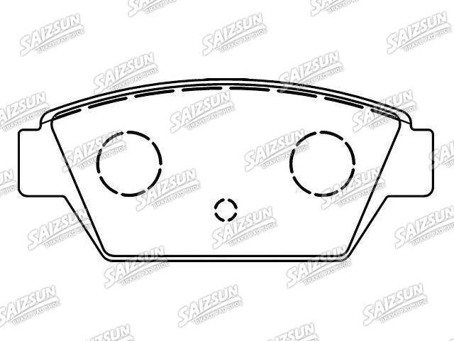 Bremsbelagsatz, Scheibenbremse Brake Pad Set:MB 366 288