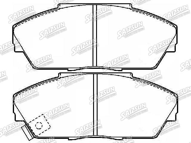 Bremsbelagsatz, Scheibenbremse Brake Pad Set:45022-SD4-A10