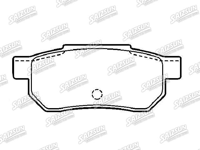Bremsbelagsatz, Scheibenbremse Brake Pad Set:43022-SE0-N50