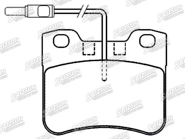 Bremsbelagsatz, Scheibenbremse Brake Pad Set:4250.90