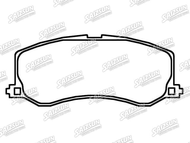 Bremsbelagsatz, Scheibenbremse Brake Pad Set:55200-61832