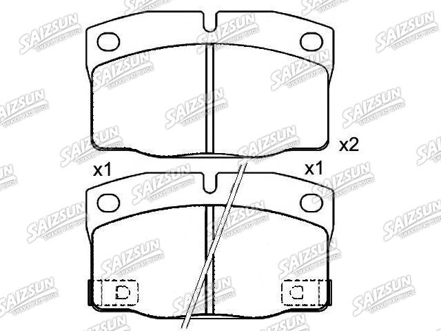 Bremsbelagsatz, Scheibenbremse Brake Pad Set:16 05 731