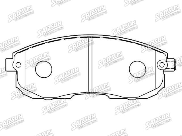 Bremsbelagsatz, Scheibenbremse Brake Pad Set:41060-0V090