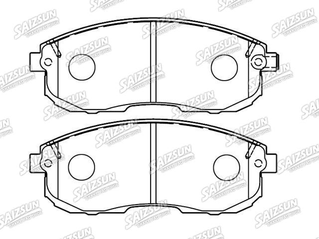 Bremsbelagsatz, Scheibenbremse Brake Pad Set:41060-5Y790