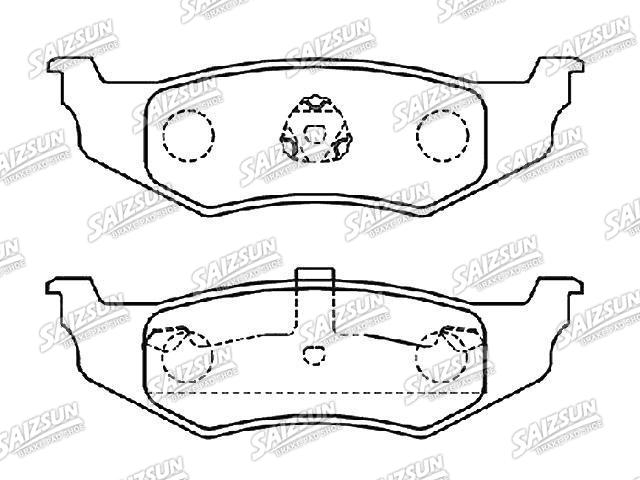 Bremsbelagsatz, Scheibenbremse Brake Pad Set:05011630AA